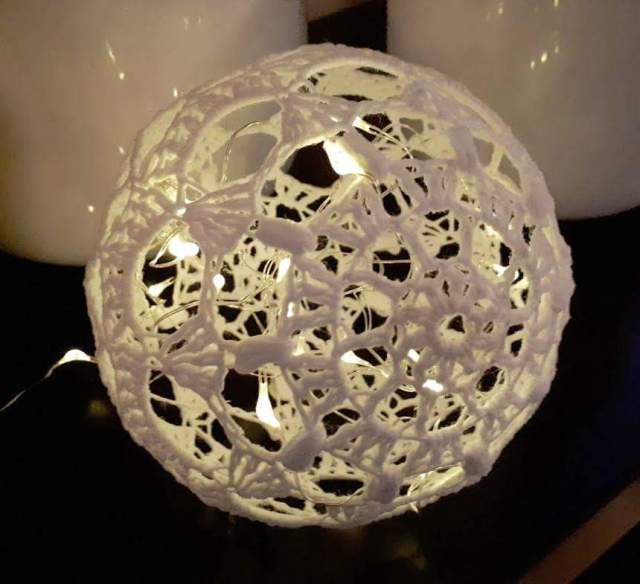Crochet light ball